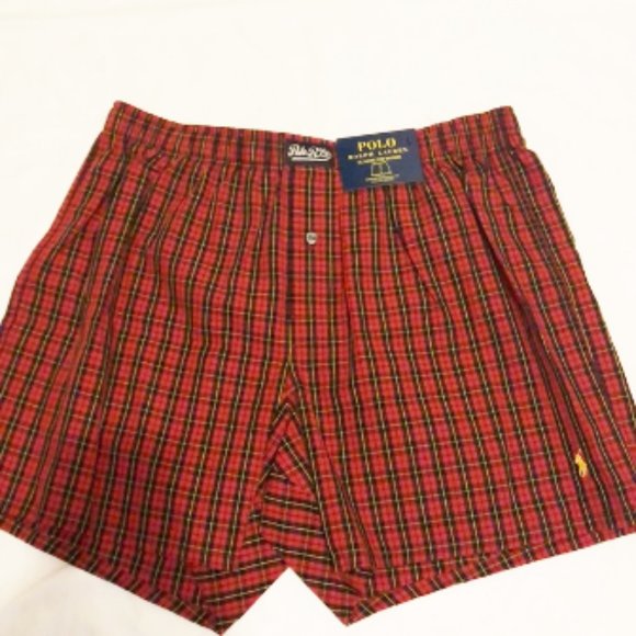 Polo Ralph Lauren Other - Boxer shorts mens new size L Polo Ralph Lauren cotton classic fit plaid